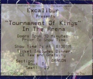 [ticket to Tournament Of Kings]